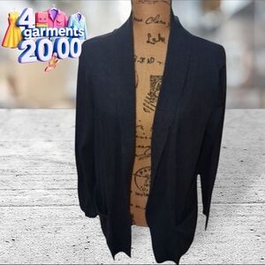 Zara girls open cardigan navy size 13-14